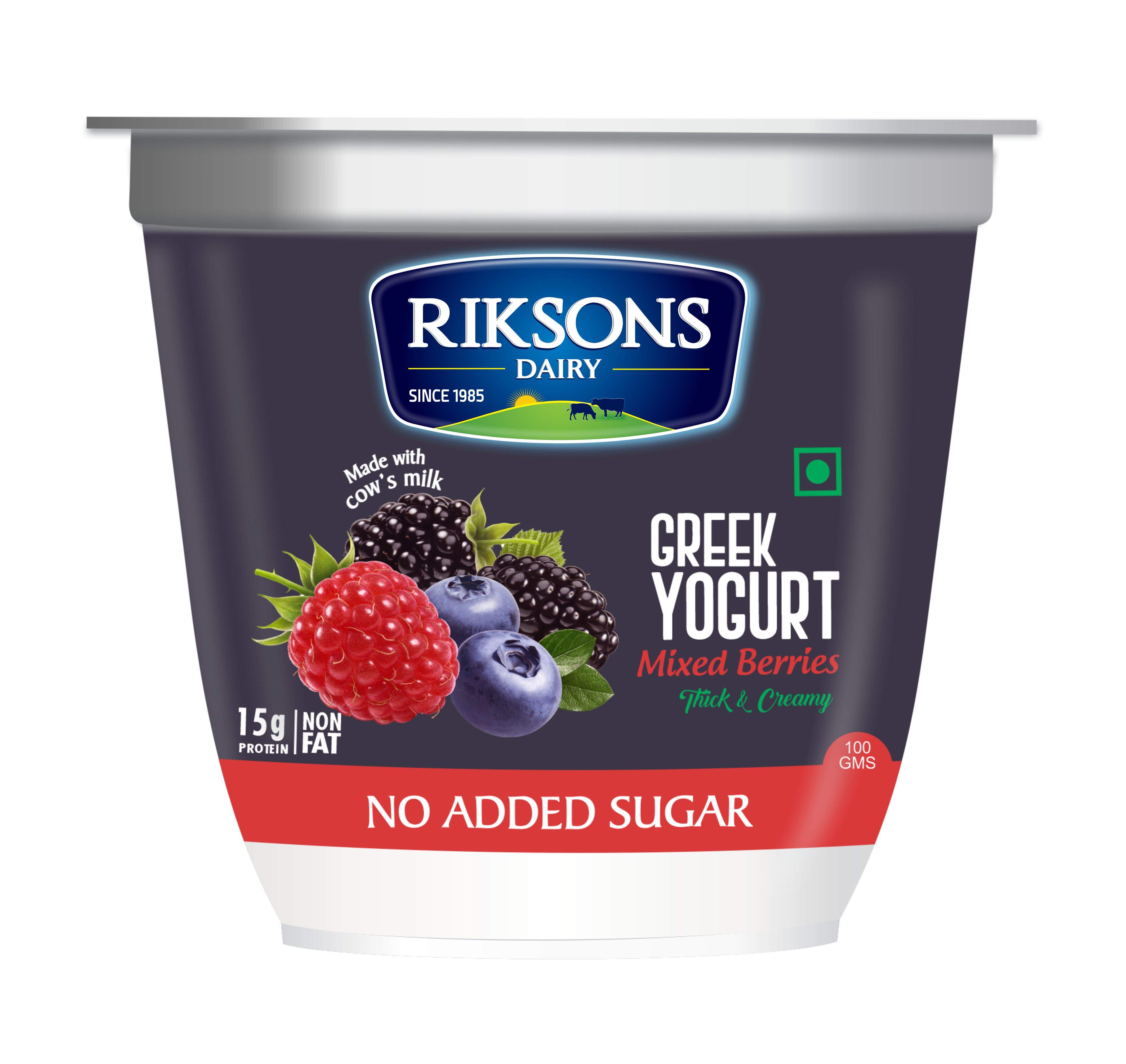 Greek Yogurt Mixed Berries 100g